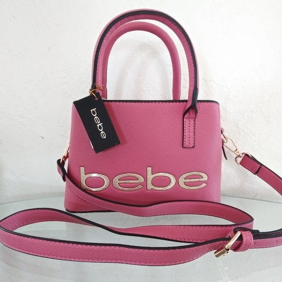 NWT BEBE MINI SATCHEL CROSSBODY BAG PURSE - Picture 2 of 11